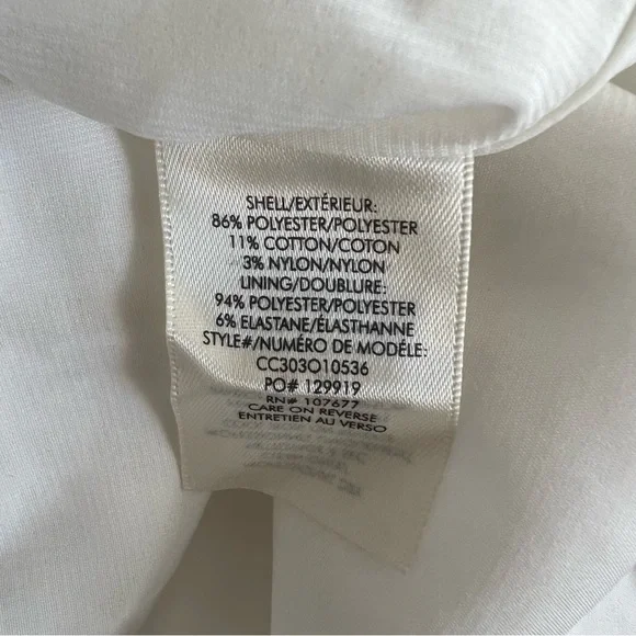 Alice + Olivia Carli Tweed Mini Empire Dress in White NWT - Picture 7 of 8